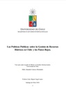 Las Políticas Públicas sobre la Gestión de Recursos Hídricos en Chile y los Países Bajos