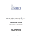 Modelo de control de gestión para Forestal y Compañía Limitada