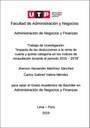 Impacto de las deducciones a la renta de cuarta y quinta categoría en los índices de recaudación durante el periodo 2015-2018