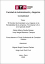 El control de inventario y su impacto en la rentabilidad de la empresa T-Contacta S.A.C. en el periodo 2018