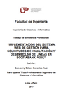 Implementación del sistema web de gestión para solicitudes de habilitación y desembolso de líneas en Scotiabank