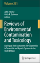 Ecological Risk Assessment for Chlorpyrifos in Terrestrial and Aquatic Systems in the United States