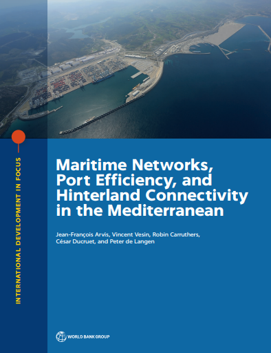 Maritime Networks, Port Efficiency, and Hinterland Connectivity in the Mediterranean