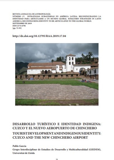 Desarrollo turístico e identidad indigena: Cuzco y el nuevo Aeropuerto de Chinchero