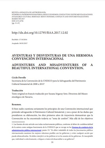 Aventuras y desventuras de una hermosa convención internacional