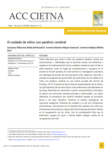 El cuidado de niños con parálisis cerebral