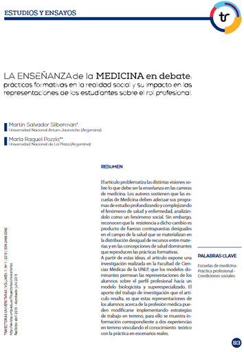 La enseñanza de la medicina en debate