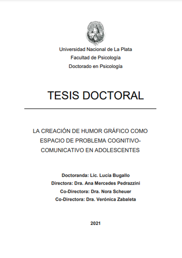 La creación de humor gráfico como espacio de problema cognitivo-comunicativo en adolescentes