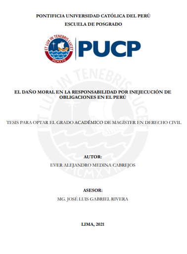 El daño moral en la responsabilidad por inejecución de obligaciones en el Perú