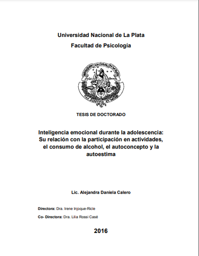 Inteligencia emocional durante la adolescencia