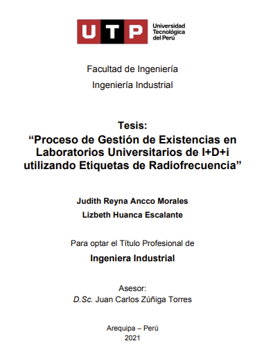 Proceso de gestión de existencias en laboratorios universitarios de I+D+i utilizando etiquetas de radiofrecuencia