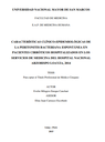 Características clínico-epidemiológicas de la peritonitis bacteriana espontánea en pacientes cirróticos