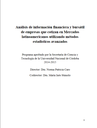 Análisis de información financiera y bursátil de empresas que cotizan en mercados latinoamericanos