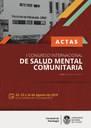 Actas del I Congreso Internacional de Salud Mental Comunitaria