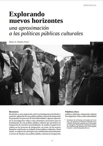 Explorando nuevos horizontes: una aproximación a las políticas públicas culturales (Otros Temas)