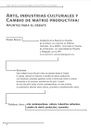 Arte, industrias culturales y cambio de matriz productiva: apuntes para el debate