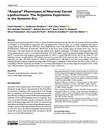 "Atypical" phenotypes of neuronal ceroid lipofuscinosis: the Argentine experience in the genomic era