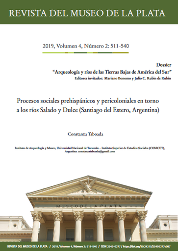 Procesos sociales prehispánicos y pericoloniales en torno a los ríos Salado y Dulce