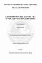 La promoción del acceso a la justicia en las zonas rurales