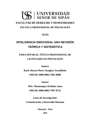 Inteligencia emocional una revisión teórica y sistemática