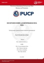 Dos estudios sobre las microfinanzas en el Perú.