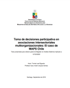 Toma de decisiones participativa en asociaciones intersectoriales multiorganizacionales: El caso de MAPS Chile