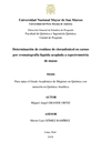 Determinación de residuos de cloranfenicol en carnes por cromatografía líquida acoplada a espectrometría de masas