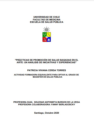 Prácticas de promoción de salud basadas en el arte: un análisis de iniciativas y experiencias