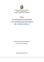 La experiencia narrativa y la comprensión metafórica del tiempo musical