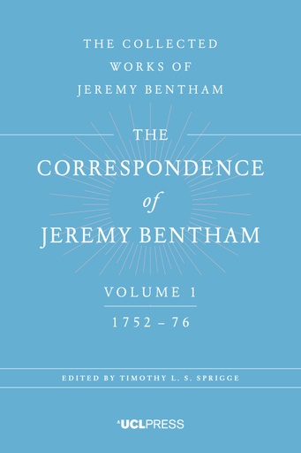The correspondence of Jeremy Bentham
