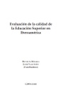 Evaluación de la calidad de la Educación Superior en Iberoamérica
