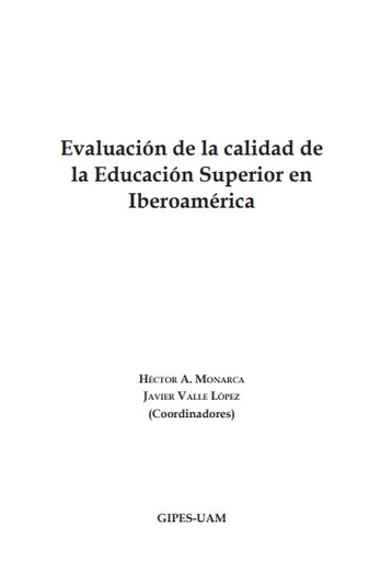 Evaluación de la calidad de la Educación Superior en Iberoamérica